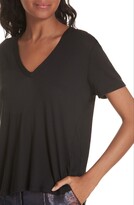 Thumbnail for your product : Veronica Beard Cindy V-Neck T-Shirt