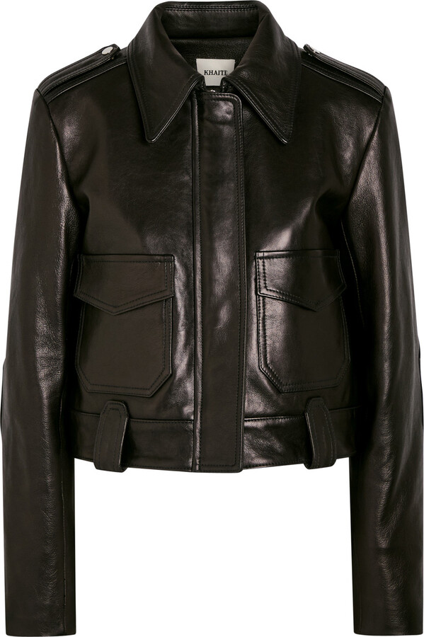 KHAITE Cordelia Leather Jacket