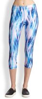 Thumbnail for your product : Terez Snow Dream Printed Cropped Leggings