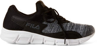Fila Black & White Fastreactor Knit Running Sneakers
