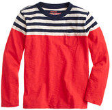 Thumbnail for your product : J.Crew Boys' ringer T-shirt in colorblock stripe