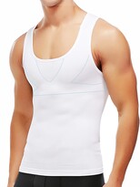Thumbnail for your product : MISS MOLY Compression Shirts for Men Mens Slimming Body Shaper Gynecomastia Vest Shapewear - - XXXL