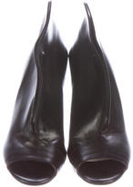 Thumbnail for your product : Maison Margiela Wedge Peep-Toe Booties