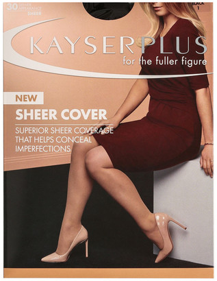 Kayser Sheer Cover Plus 30 Denier Tight Black