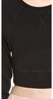 Thumbnail for your product : Robert Rodriguez Cropped Sweatshirt