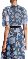 Thumbnail for your product : Sachin + Babi Crop Floral Open Knit Jacket