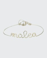 Thumbnail for your product : ATELIER PAULIN Personalized 5-Letter Wire Bracelet, Silver