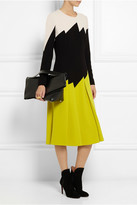 Thumbnail for your product : Bottega Veneta Color-block crepe dress