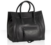 Thumbnail for your product : Celine black leather 'Luggage Phantom' square tote