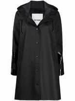 Thumbnail for your product : Stutterheim Stockholm stripe detail hooded raincoat
