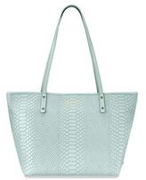 Thumbnail for your product : GiGi New York Personalized Taylor Mini Python-Embossed Leather Tote