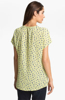 Thumbnail for your product : Pleione Scoop Neck Short Sleeve Blouse