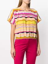 Thumbnail for your product : Emilio Pucci Guanabana Print Short Sleeve Silk Top