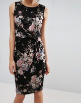 Thumbnail for your product : Yumi Dress With Twist Front In Floral Print