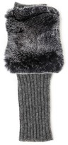 Thumbnail for your product : Carolina Amato Fingerless Fur Gloves