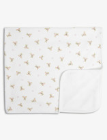 Thumbnail for your product : Ralph Lauren Bear-print cotton blanket