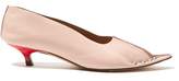 Thumbnail for your product : Marni Stud Embellished Leather Pumps - Womens - Light Pink
