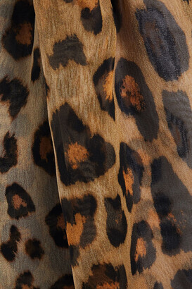 Etro Leopard-print Silk-chiffon Culottes