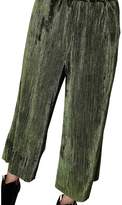 Thumbnail for your product : Yumi Cropped Velvet Trousers