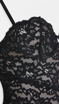 Thumbnail for your product : Fleur Du Mal Charlotte Lace Balconette Thong Bodysuit