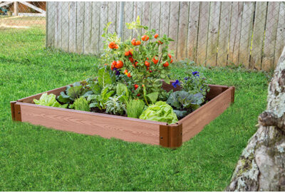 Frame It All 4 ft x 4 ft Composite Raised Garden Bed