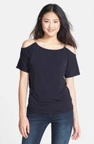 Thumbnail for your product : MICHAEL Michael Kors Chain Strap Cold Shoulder Top