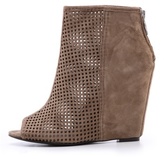 Thumbnail for your product : Ash June Perforated Wedge Booties