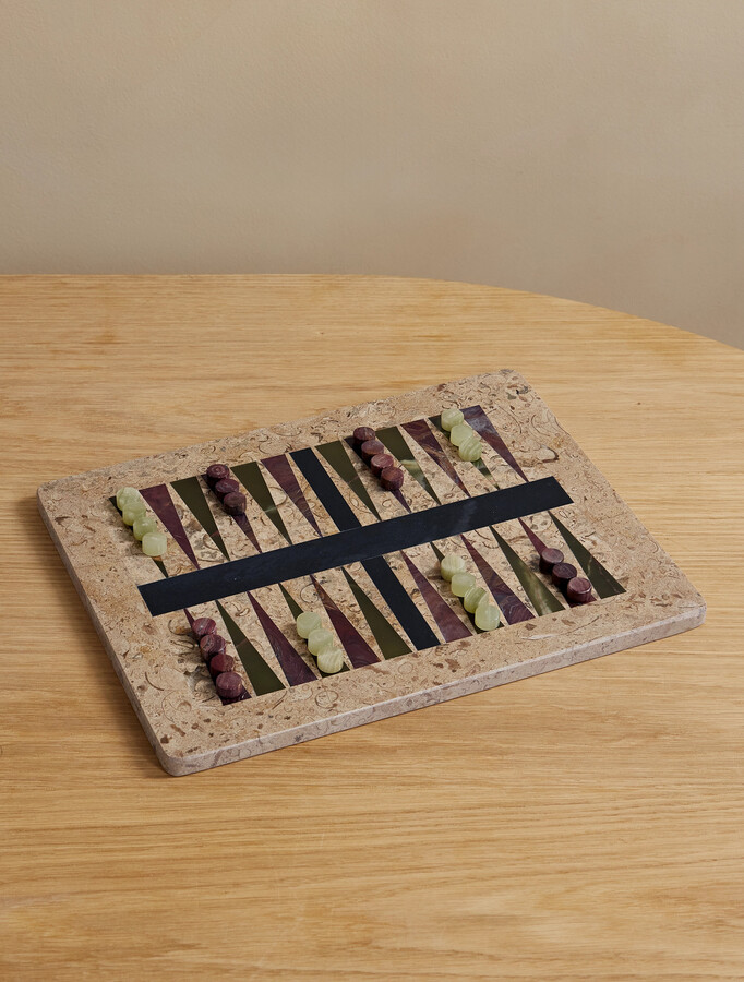 JIA JIA - Onyx Backgammon Set - Neutrals