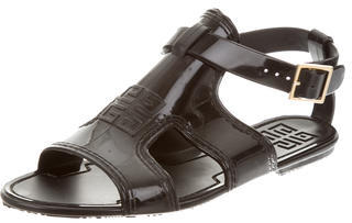 Givenchy Rubber Logo Sandals w/ Tags