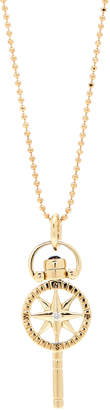 Monica Rich Kosann Travel Mini 18K Gold Diamond Necklace