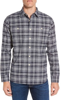 Grayers Men's Harper Heritage Trim Fit Plaid Flannel Sport Shirt