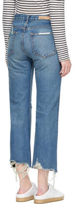 GRLFRND Blue Linda Jeans
