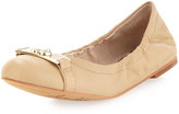 Thumbnail for your product : Sam Edelman Betty Buckle Strap Ballerina Flat, Nude