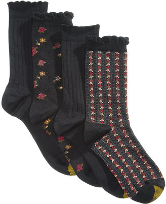 Gold Toe Women's 4-Pk. Floral Socks, A Macy's Exclusive Style