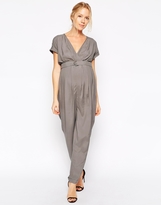Thumbnail for your product : ASOS Maternity Premium Utility Jumpsuit