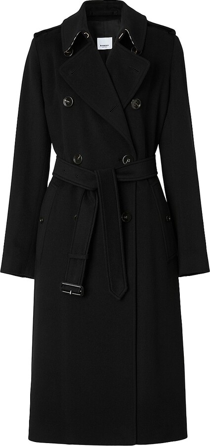 Burberry Kensington Belted Cashmere Coat - ShopStyle