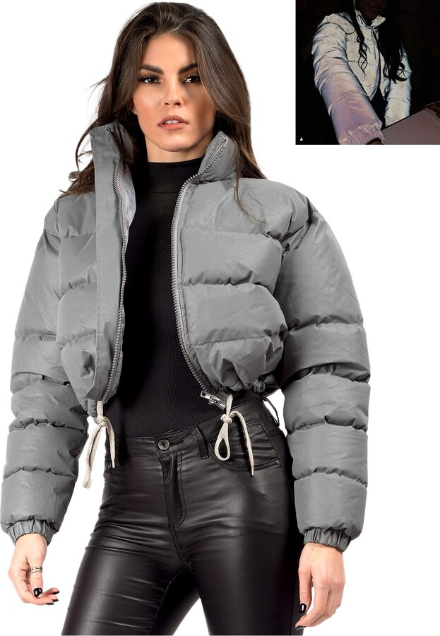 cropped puffer jacket uk
