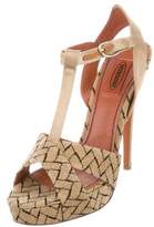 Thumbnail for your product : Missoni Metallic T-Strap Sandals