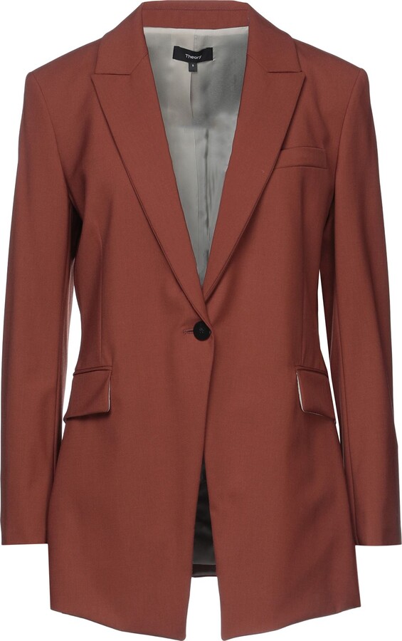 Theory Suit Jacket Azure ShopStyle Blazers