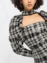Thumbnail for your product : Rotate by Birger Christensen Sequin Check Dress