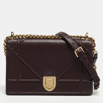 Dior Blush Grained Calfskin Medium Diorama Flap Bag - LOVE that BAG -  Preowned Authentic Designer Handbags