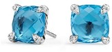 Thumbnail for your product : David Yurman Chatelaine Stud Earrings with Gemstone & Diamonds/9mm