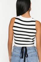 Thumbnail for your product : Forever 21 Striped Strappy Sleeveless Crop Top