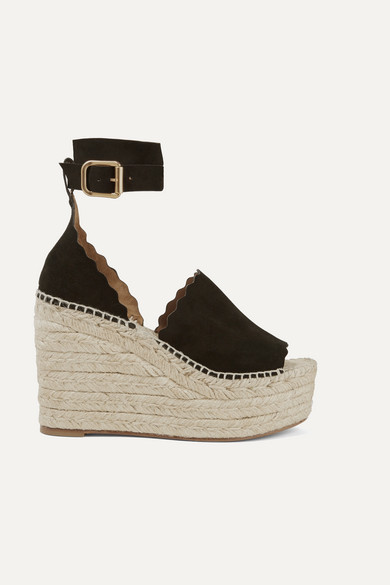 chloé lauren ankle wrap espadrilles