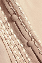Thumbnail for your product : Chelsea Flower Embellished Chiffon And Lace Top