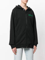 Thumbnail for your product : Palm Angels Legalize It zip-up hoodie