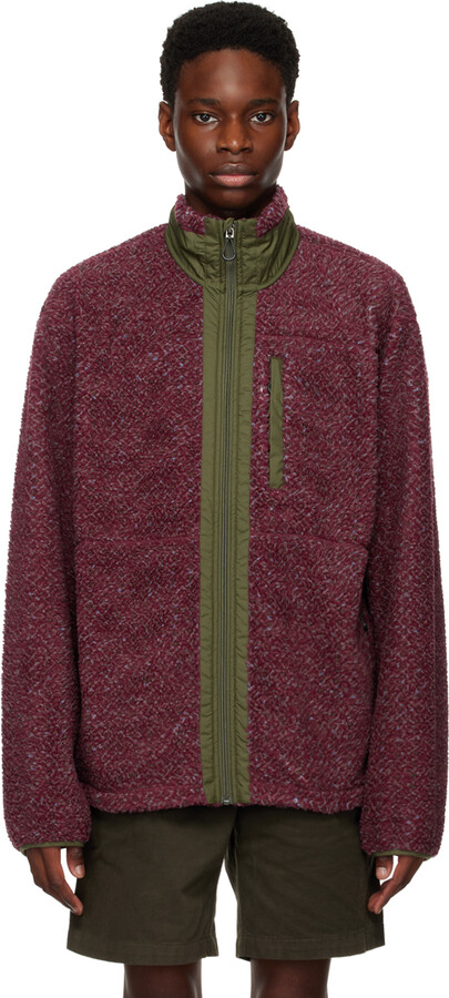 Purple Adsum Full Zip Anorak Adsum Purple Expedition Fleece Jacket