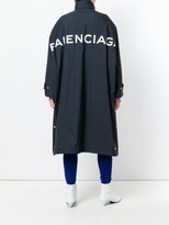 Thumbnail for your product : Balenciaga Logo-Print Raincoat