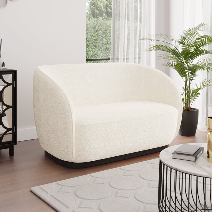 Dunelm Arlo Boucle 2 Seater Sofa Ivory ShopStyle