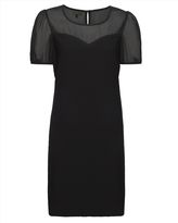 Thumbnail for your product : Jaeger Sheer Panel Sweetheart Dress